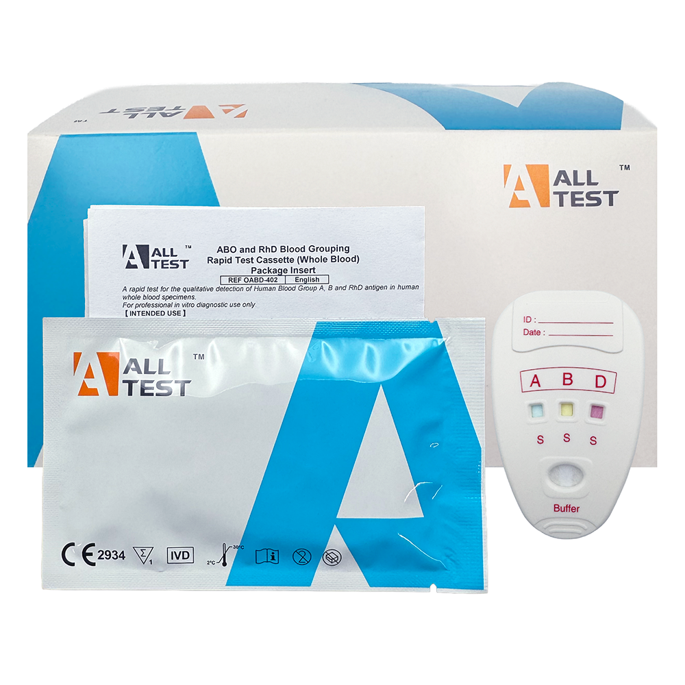 ABO and RhD Grouping Test Kit for Whole Blood