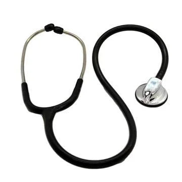 50 single head cardiology stethoscope - Black