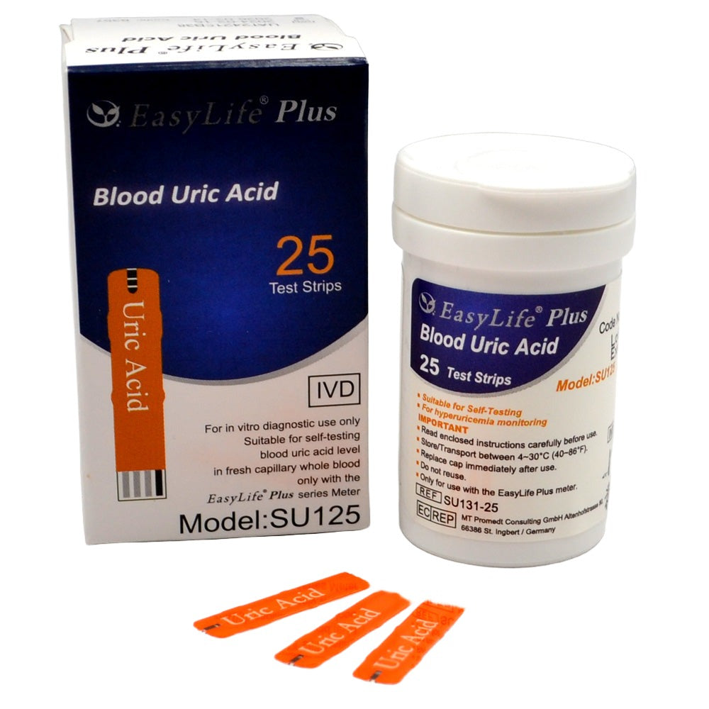 bulk blood uric acid test strips easylife