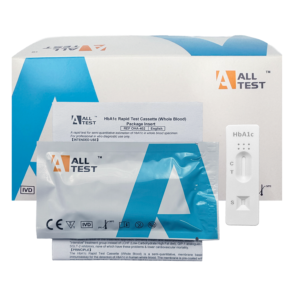 All Test HbA1c rapid test cassette for professional use (Whole Blood)