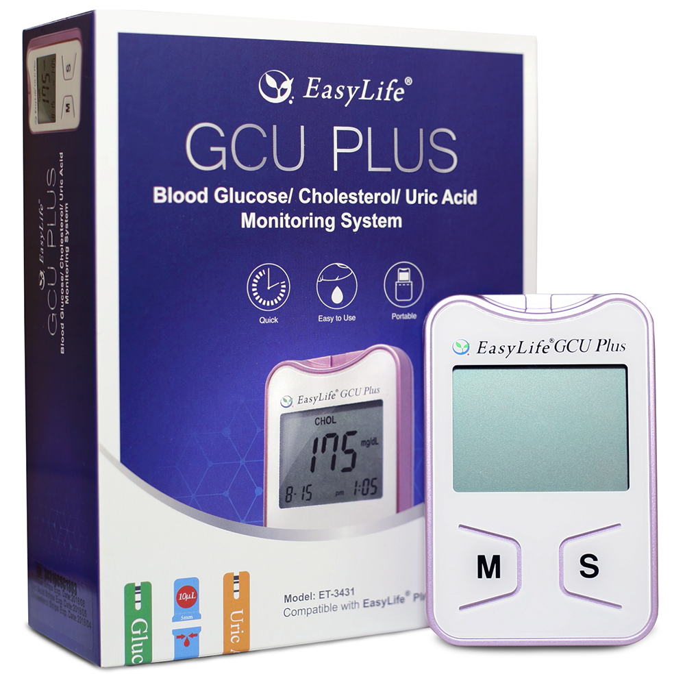 EasyLife blood glucose cholesterol uric acid meter