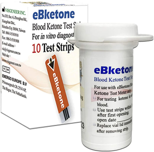 eBketone Blood Ketone Test Strips (10 strip packs)