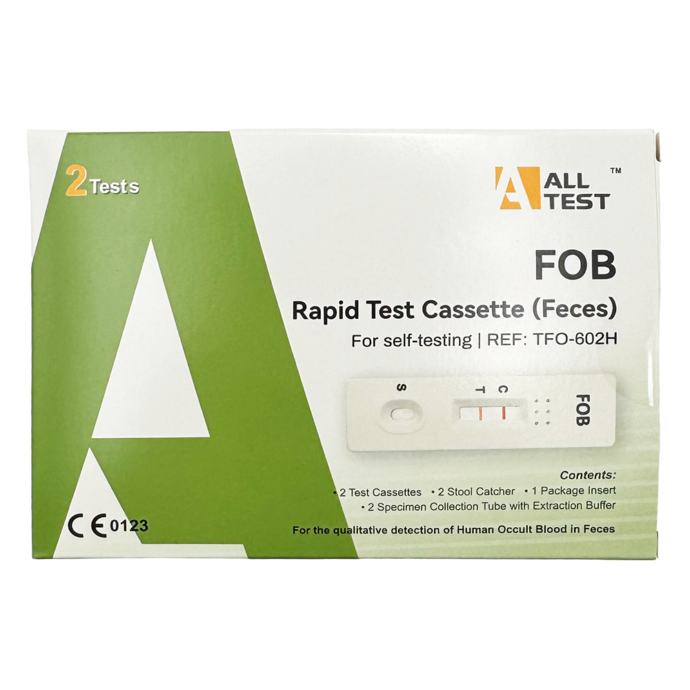 ALLTEST Faecal Occult Blood Stool Testing Kit (Twin Pack)