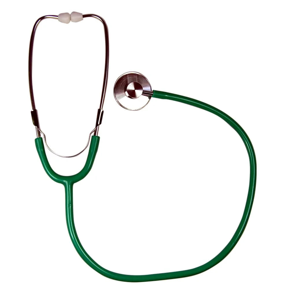 100 single head nurses stethoscope - green