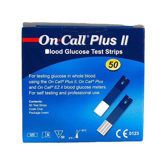 Wholesale On Call Plus II 50 blood glucose test strips