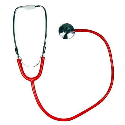 100 single head nurses stethoscope - red