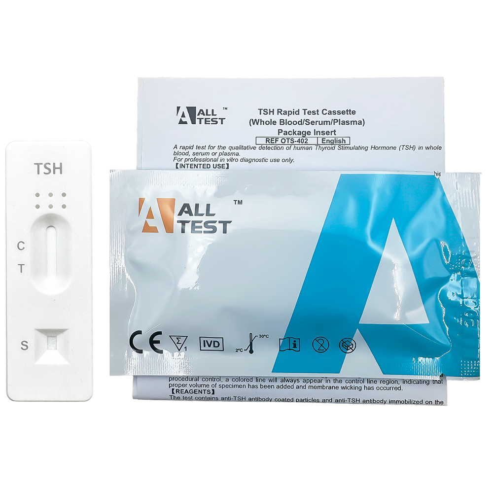 AllTest TSH Rapid Test Kits - Under-active thyroid testing cassette 