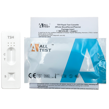AllTest TSH Rapid Test Kits - Under-active thyroid testing cassette 